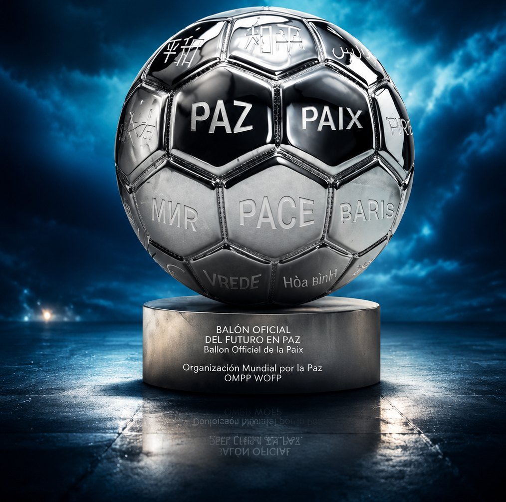 Balón Oficial del Futuro en Paz — Organización Mundial por la Paz